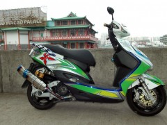 澳门德安改装踏板欣赏 - Yamaha Cygnus X