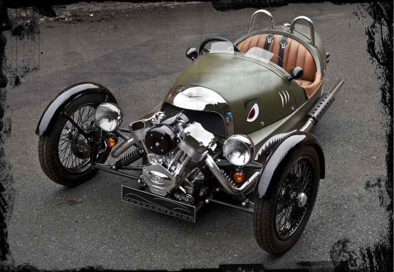 英制复古三轮车:morgan 开始接受预订2.5万英镑