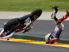 洛伦佐(Jorge Lorenzo)摔车回放