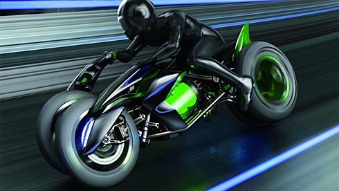 川崎概念电动摩托kawasakijvehicle