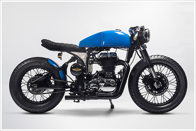 皇家恩菲尔德royalenfieldcaféracerbyrajputanacustoms