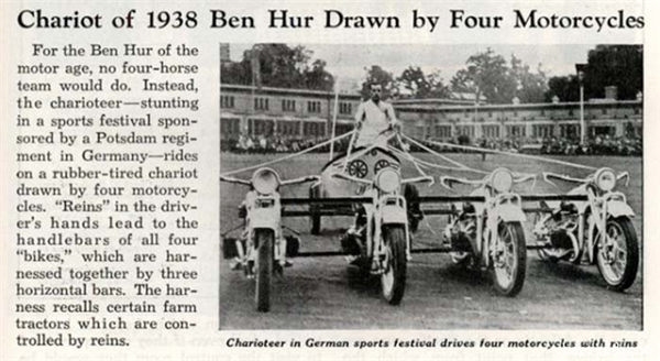 1920年代疯狂的摩托车战车比赛 现已失传