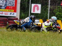 2019 年度三水森林赛车会摩托车大赛 改装街车公开组、改装街车公开组、第二节比赛的较量。