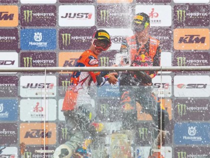 KTM包揽MXGP中国站双冠军及MX2年度总冠军