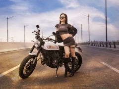 机车女郎——人像摄影组图