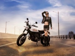 机车女郎——人像摄影组图