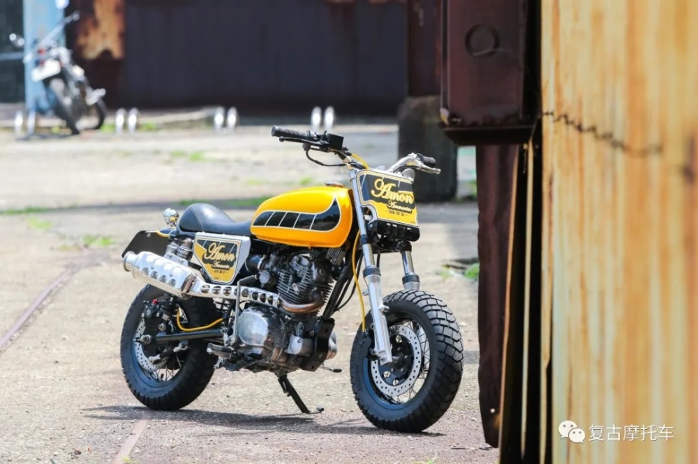摩托车改装赏析三阳野狼minibiketracker