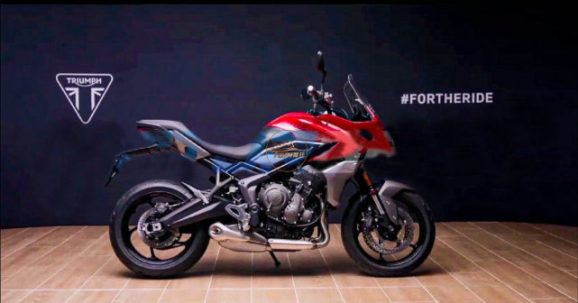 凯旋三缸旅行车tigersport660实车曝光引进国内迟早的事