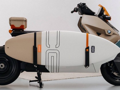 宝马与Vagabund Moto合作打造CE04电动摩托车