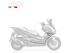 适用GKA本田佛沙FORZA NSS350无损安装碳钢保险杠图3